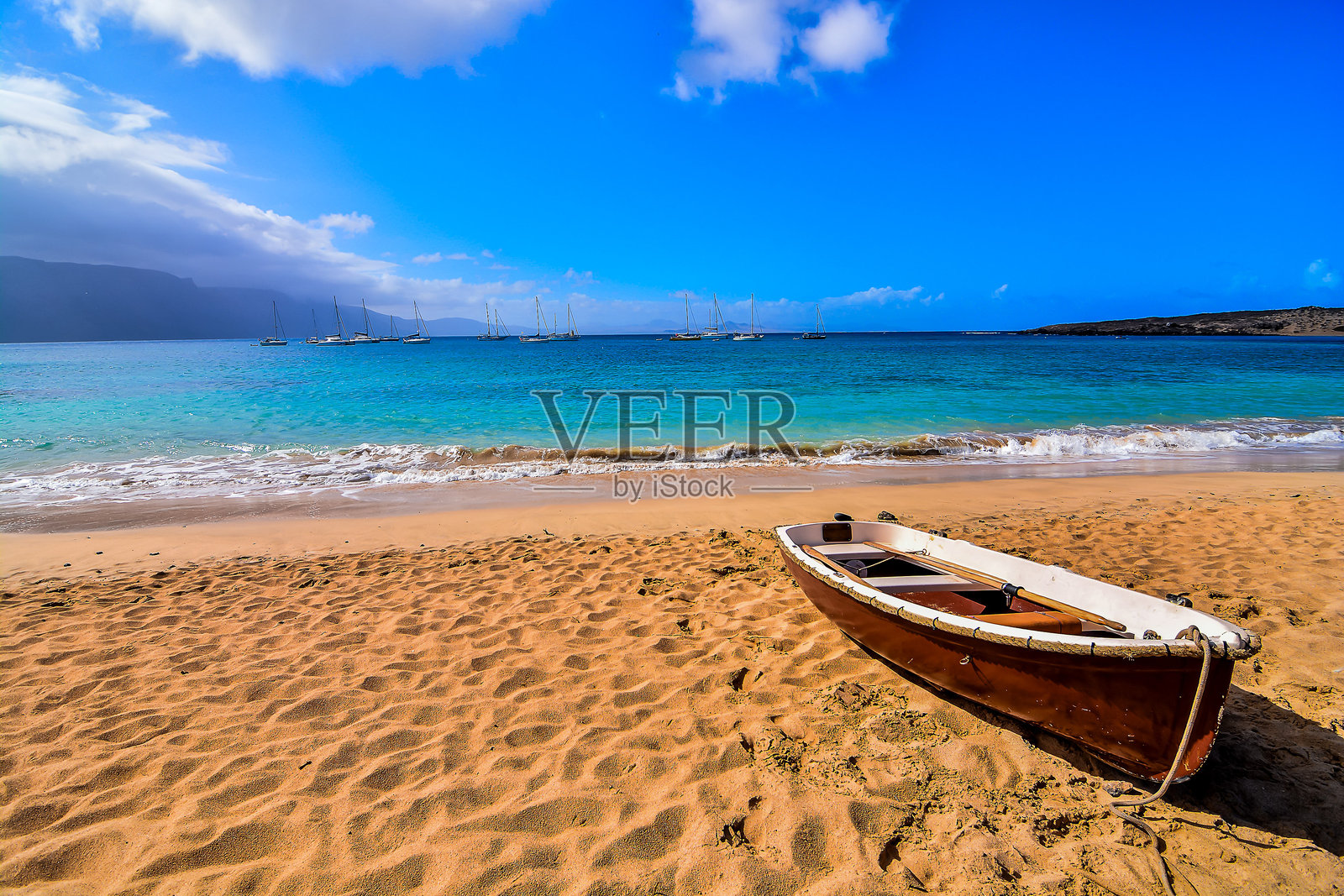 西班牙热带火山加那利群岛景观照片摄影图片