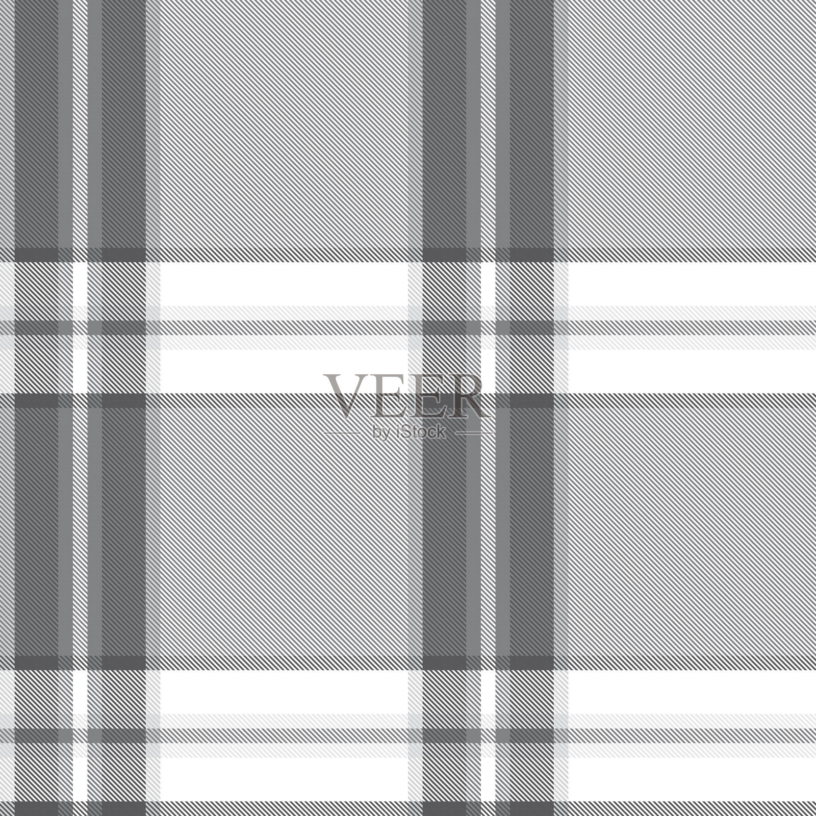 单色不对称格纹纹理无缝图案设计插画图片素材