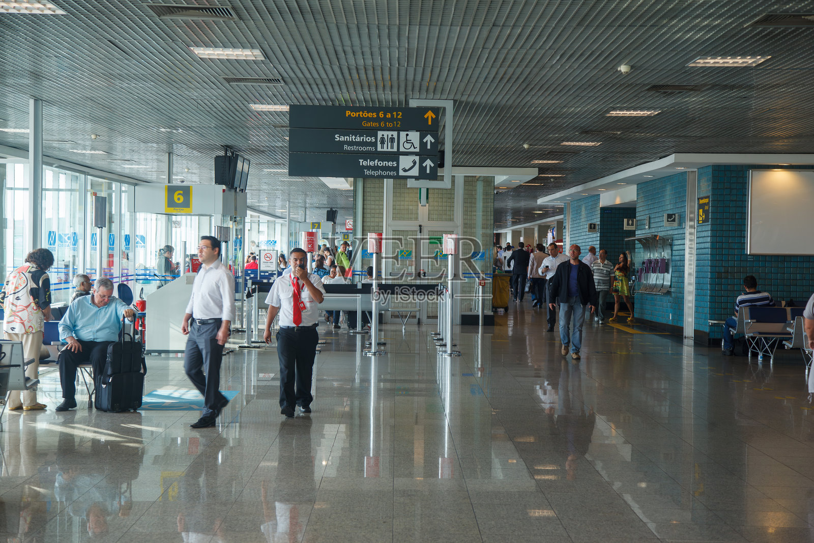 巴西圣保罗的孔戈尼亚斯机场照片摄影图片