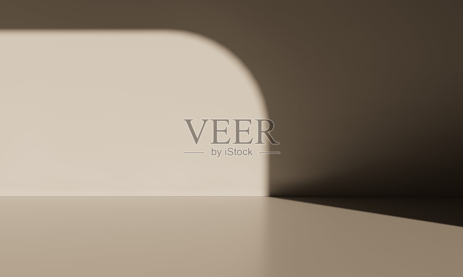 3D渲染的简约室内设计照片摄影图片