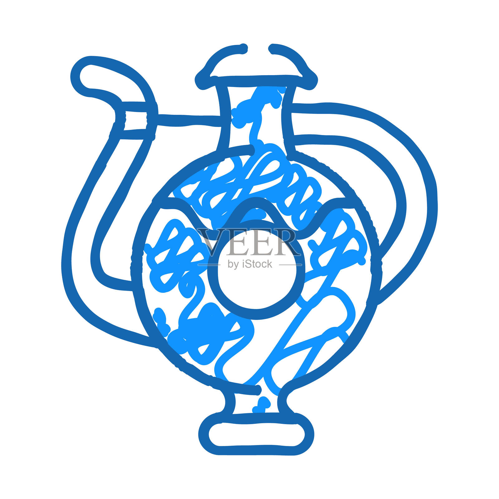 陶土罐图标涂鸦插图插画图片素材