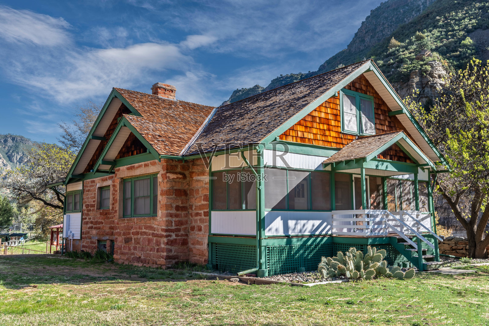 历史悠久的Pendley Homestead房屋照片摄影图片