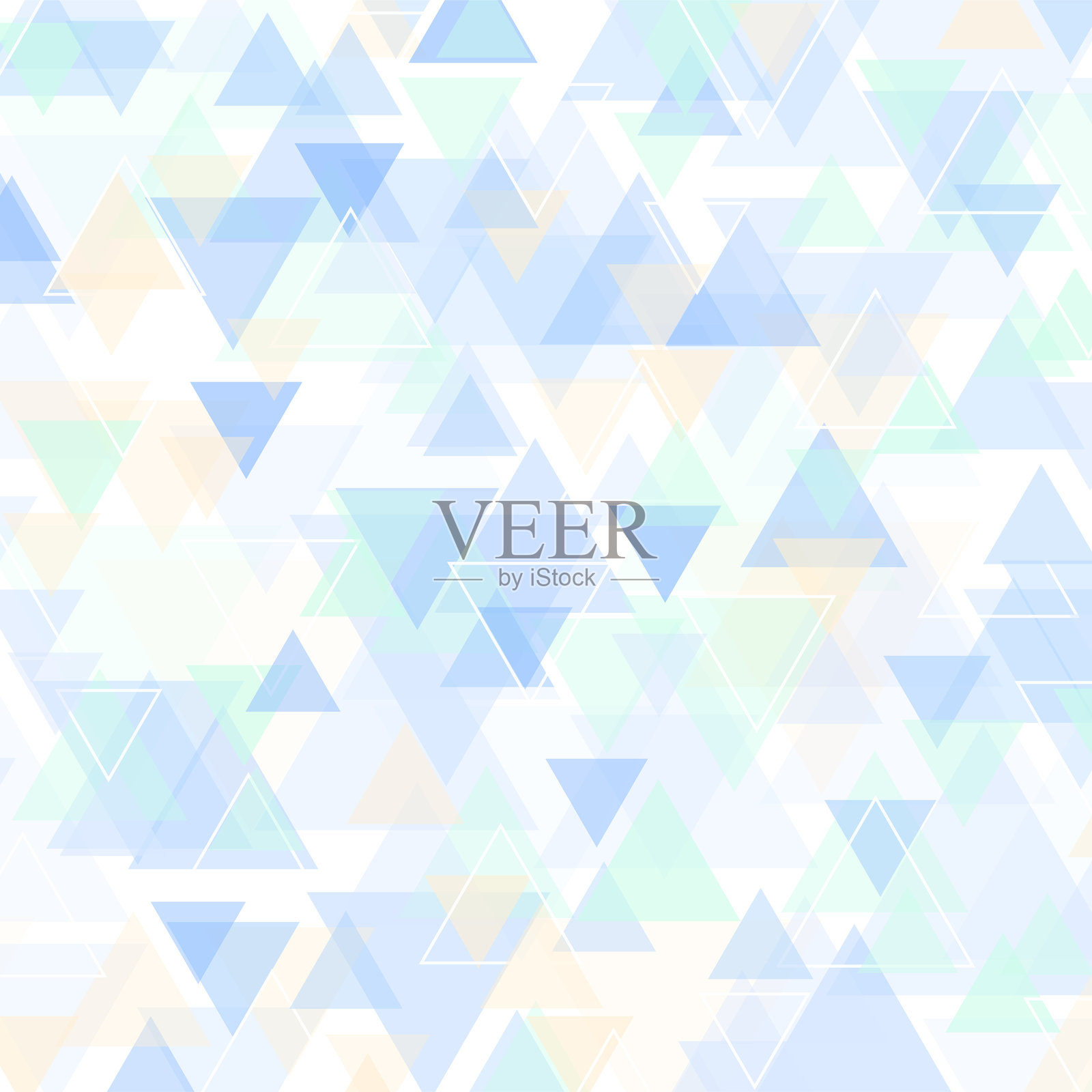 许多三角形的几何背景插图插画图片素材