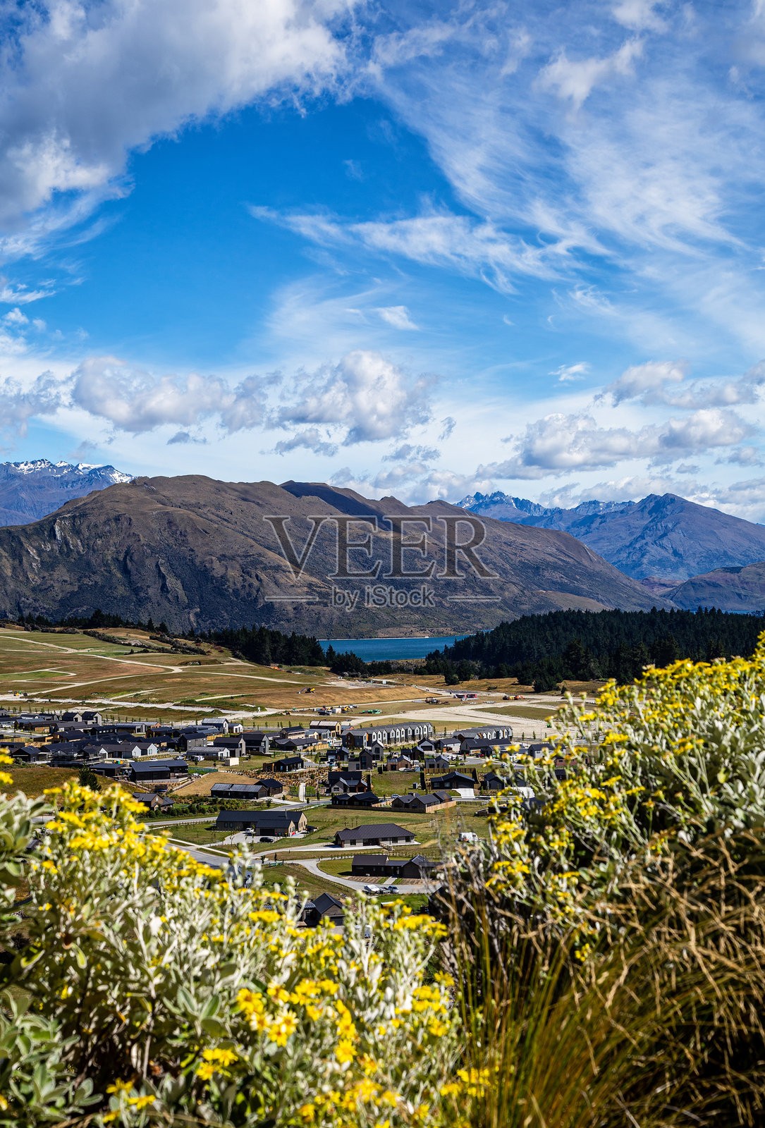 瓦纳卡镇，奥塔哥，南岛，新西兰，大洋洲。照片摄影图片