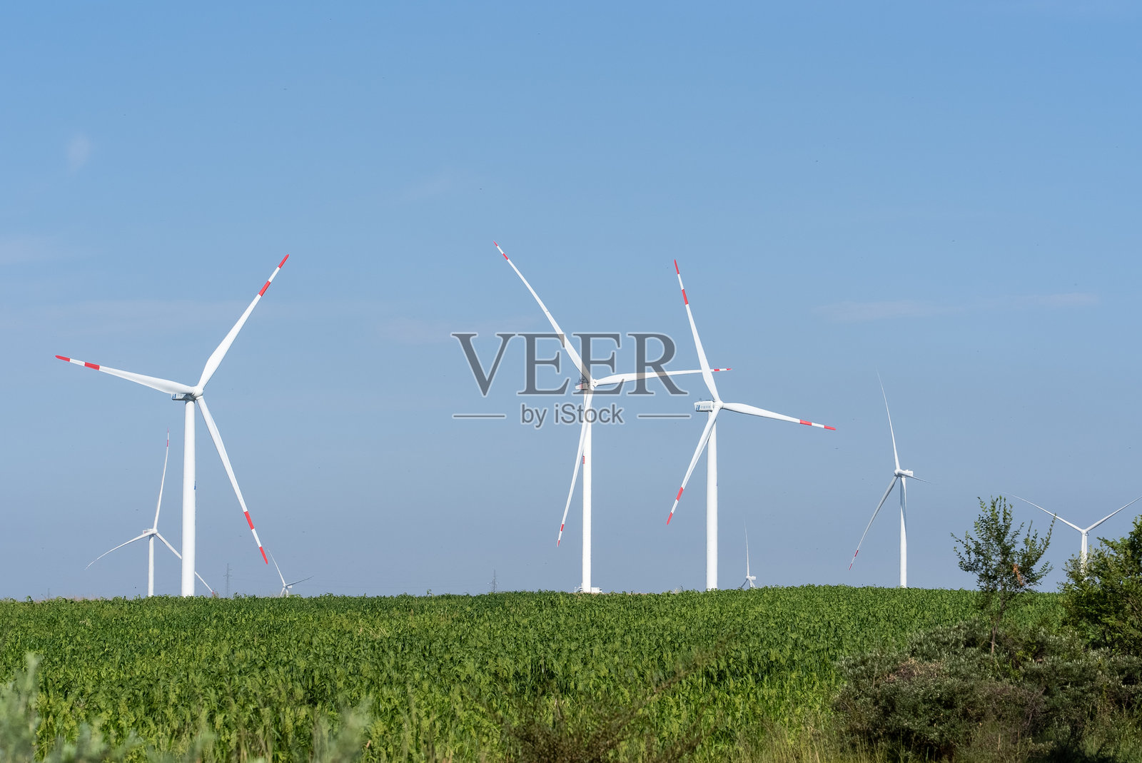 风力发电风电场风车照片摄影图片