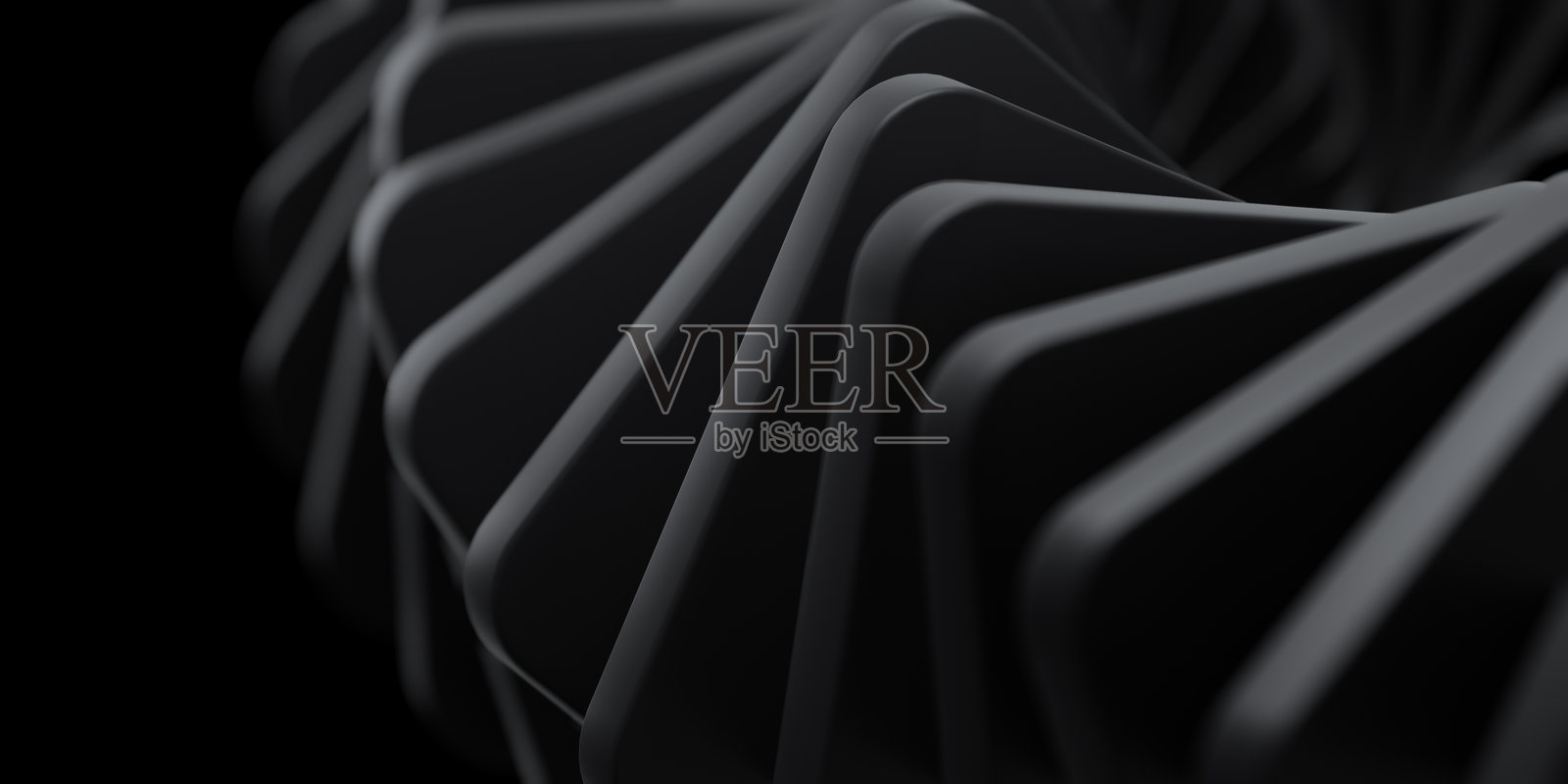 抽象黑色几何螺旋图案特写照片摄影图片