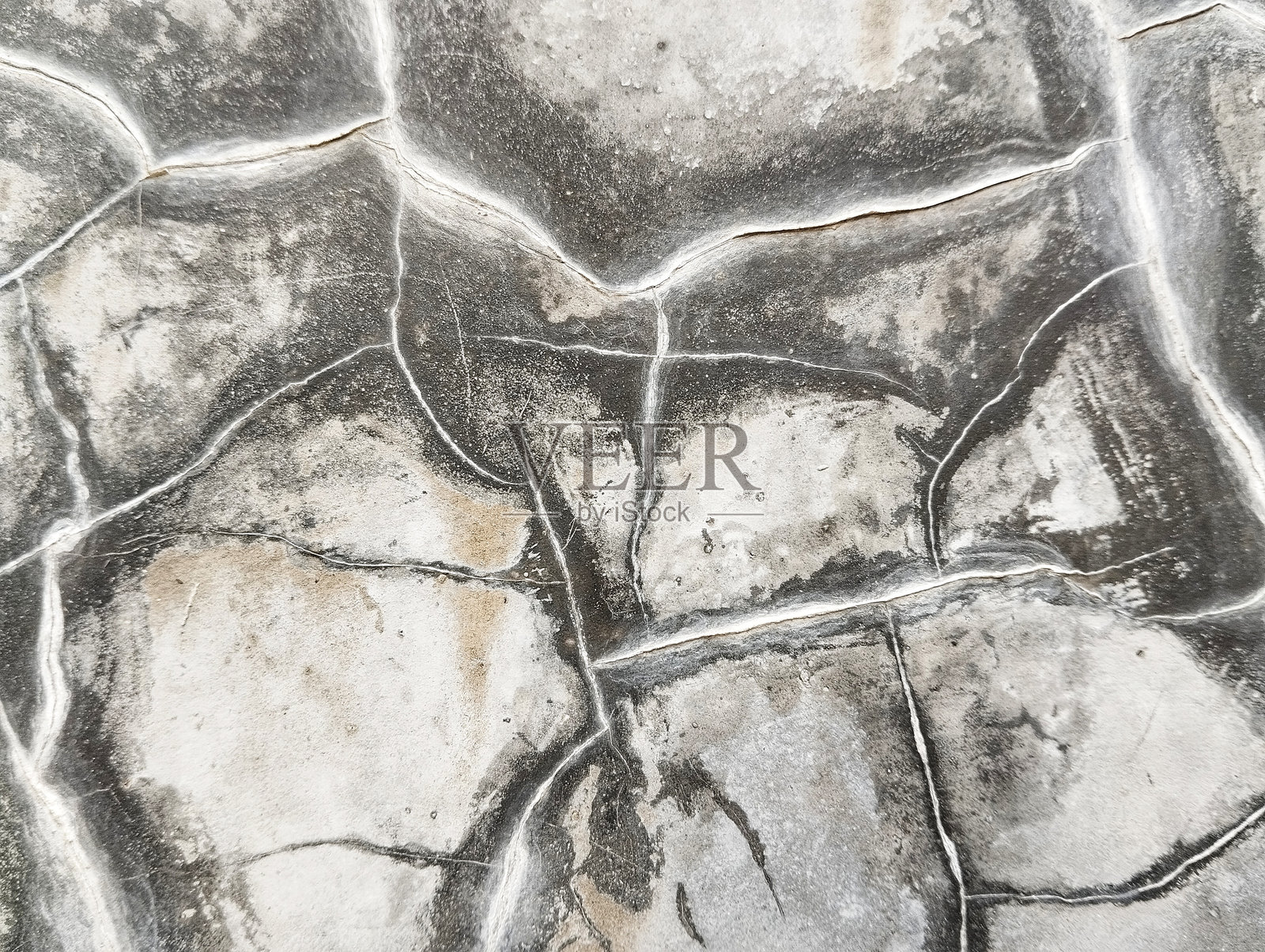 苔藓覆盖的墙壁裂缝照片照片摄影图片