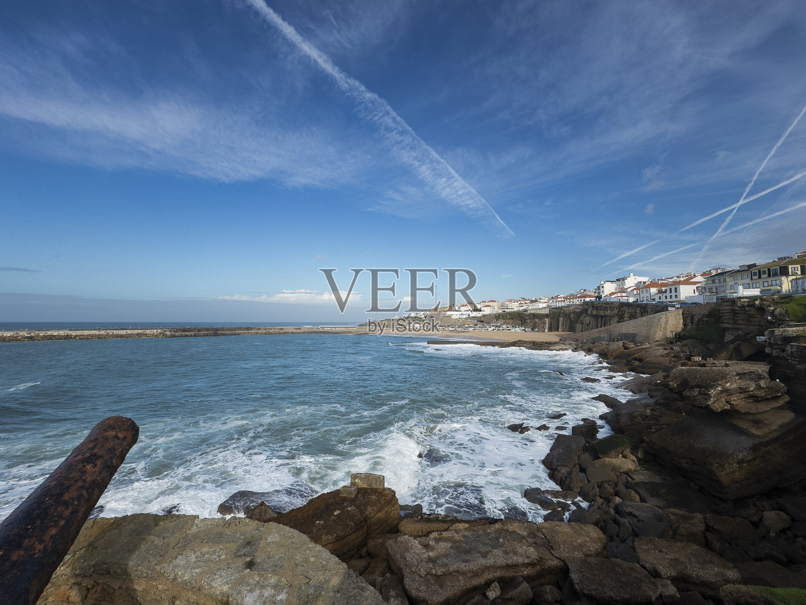 葡萄牙美丽的埃里塞拉村庄景观照片摄影图片