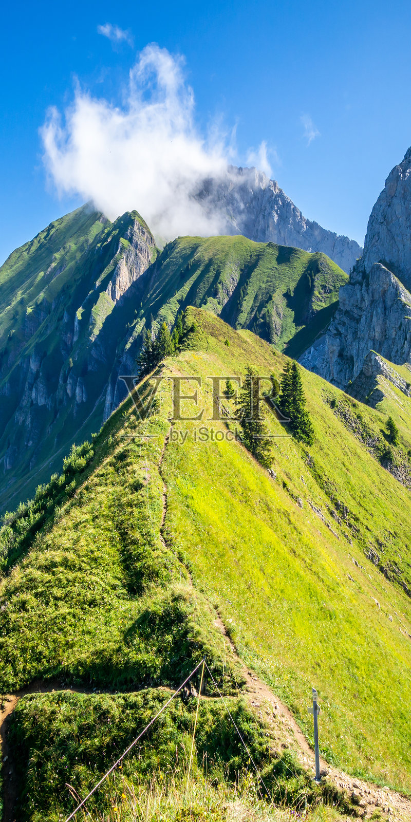 美丽的山景照片，山脉壁纸照片摄影图片