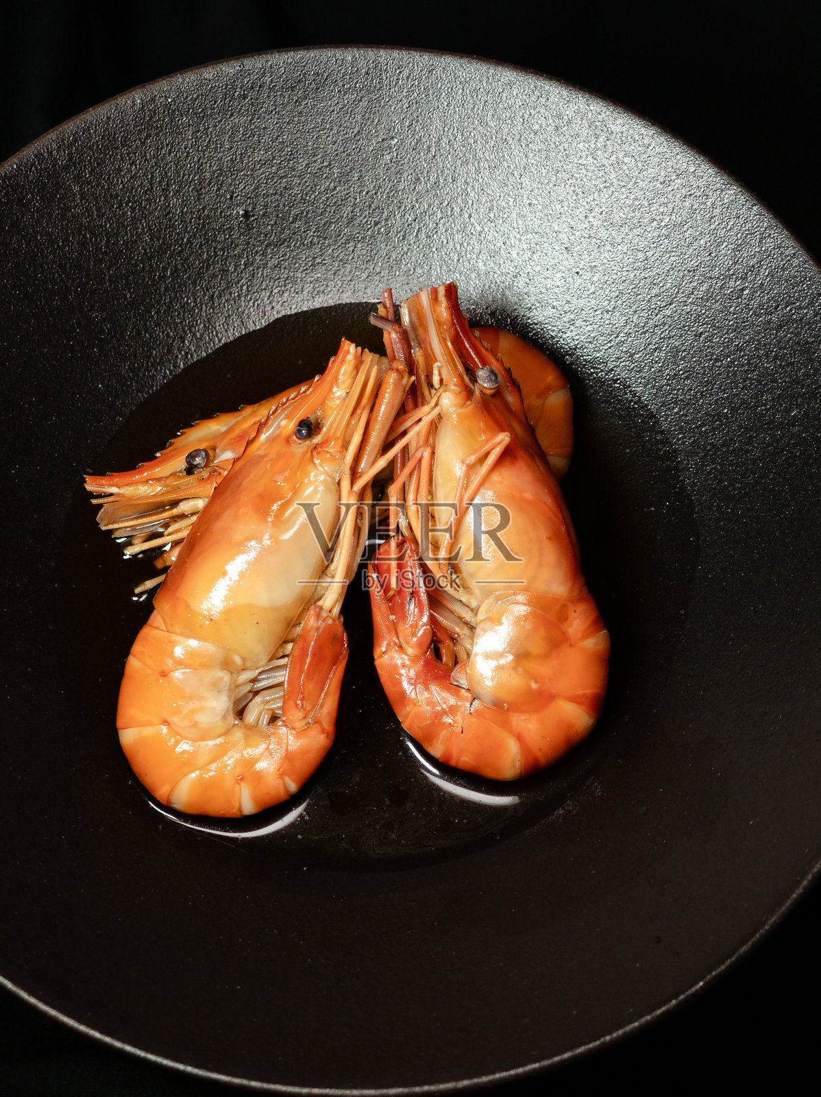 绍兴酒醉虾，新鲜美味照片摄影图片