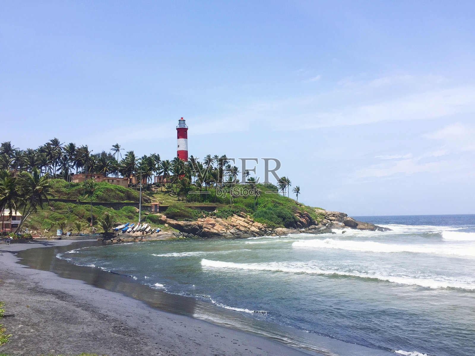 海洋与天空的美丽景色照片摄影图片