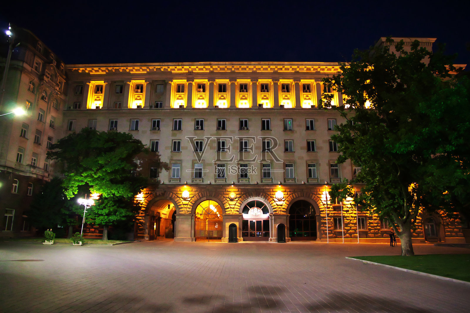 保加利亚索非亚总统府大楼照片摄影图片