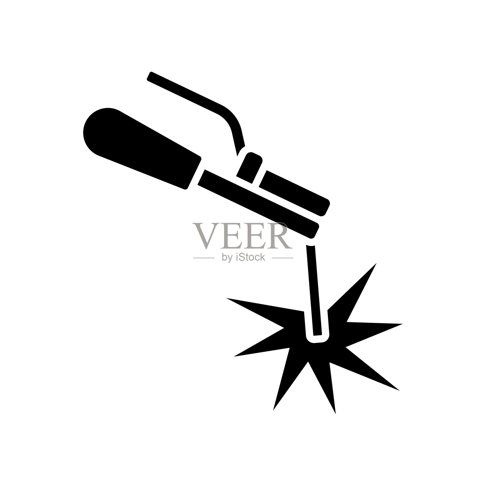 焊接图标矢量设计模板，简单而干净插画图片素材