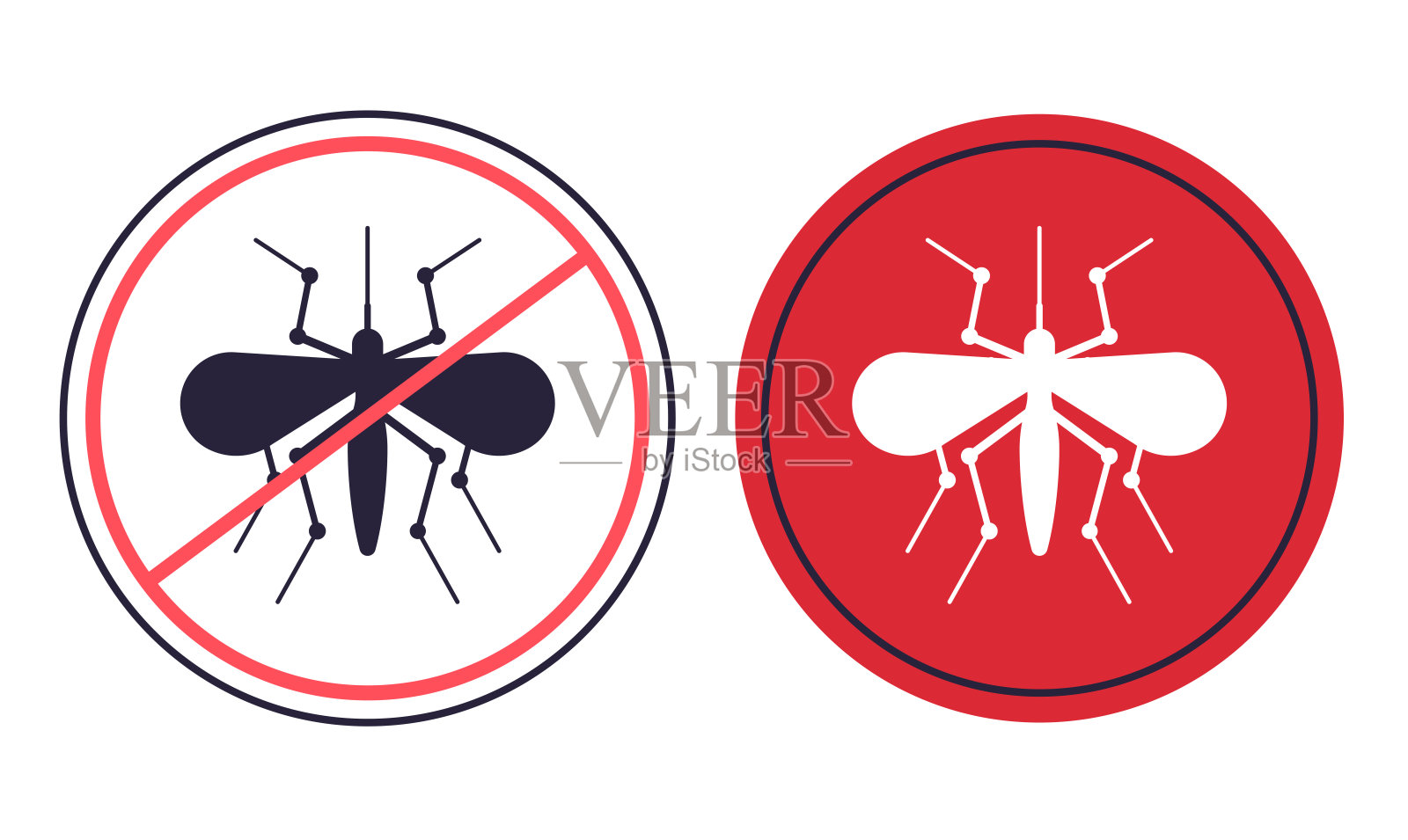 蚊子图标符号设计元素插画图片素材