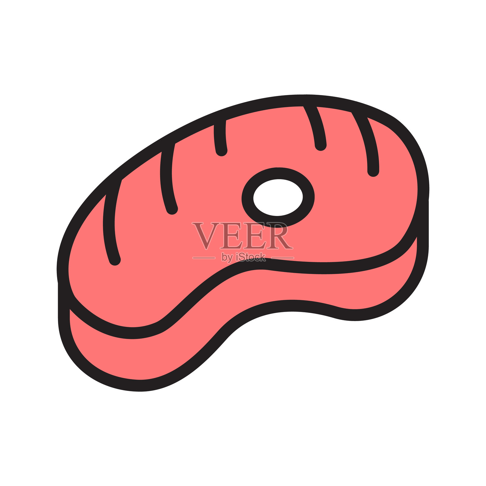 牛排插画图片素材