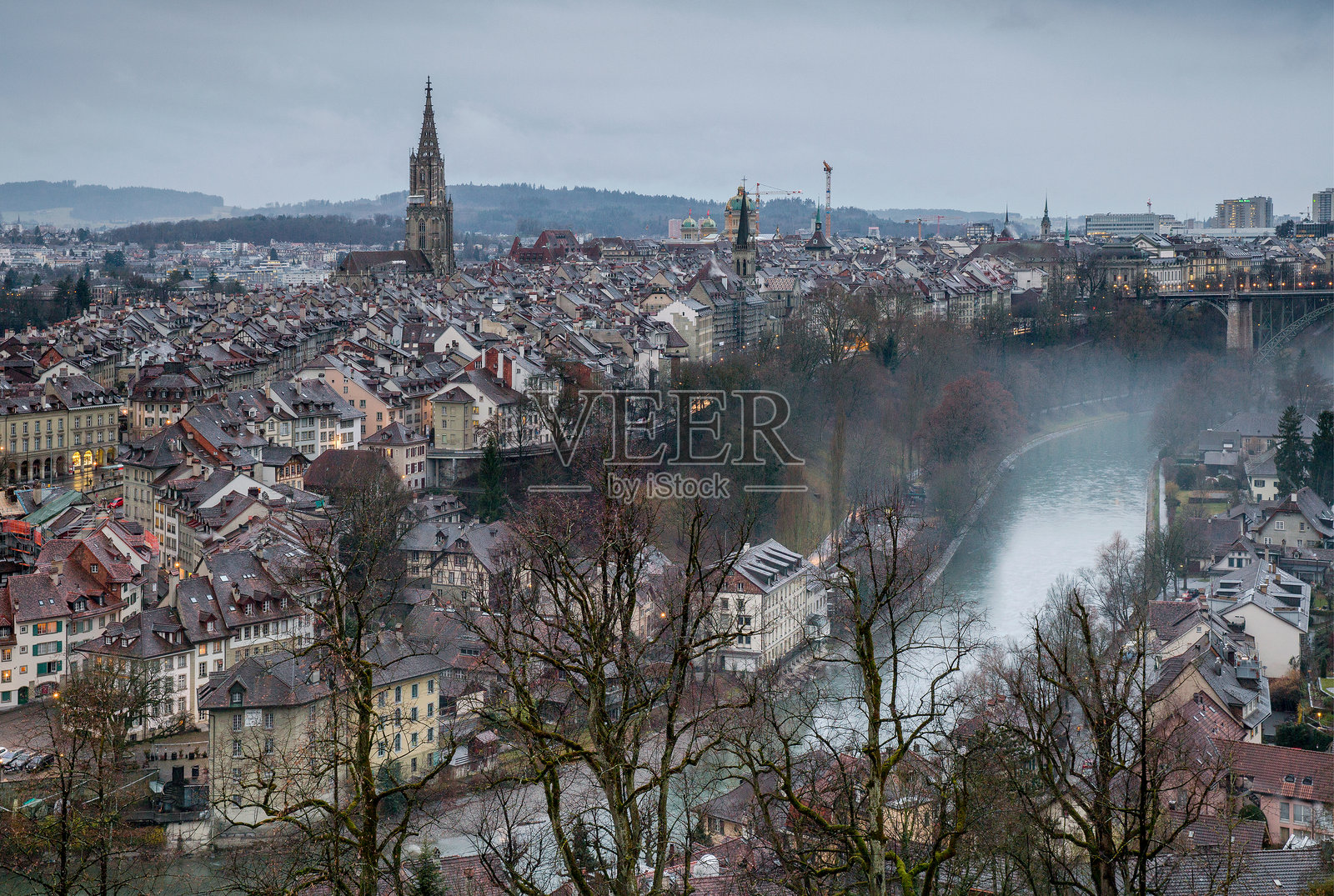 瑞士伯尔尼的宁静照片摄影图片