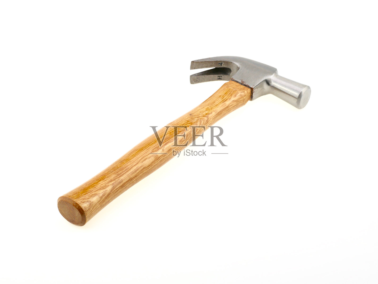 白色背景上的锤子特写照片摄影图片
