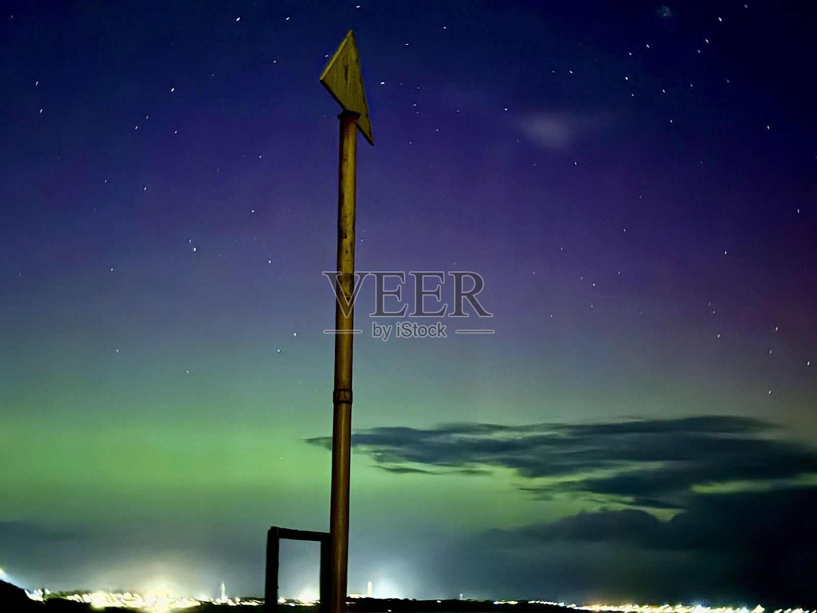 诺森伯兰的极光北极光照片摄影图片