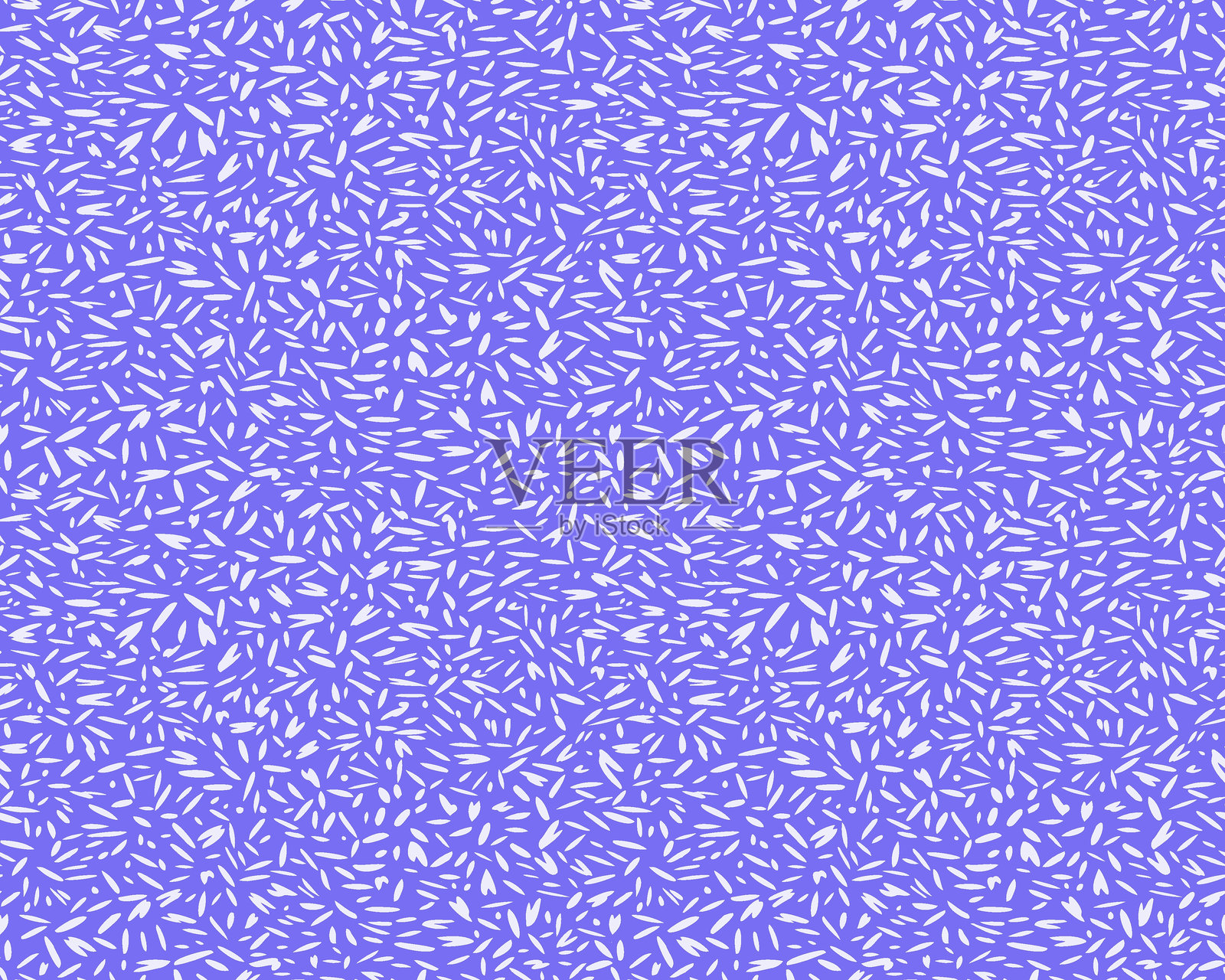 抽象的斑点无缝图案。简单的紫色矢量背景，带有有机形状、滴水、斑点、圆圈和雪花。手绘的极简形式纹理印刷插画图片素材