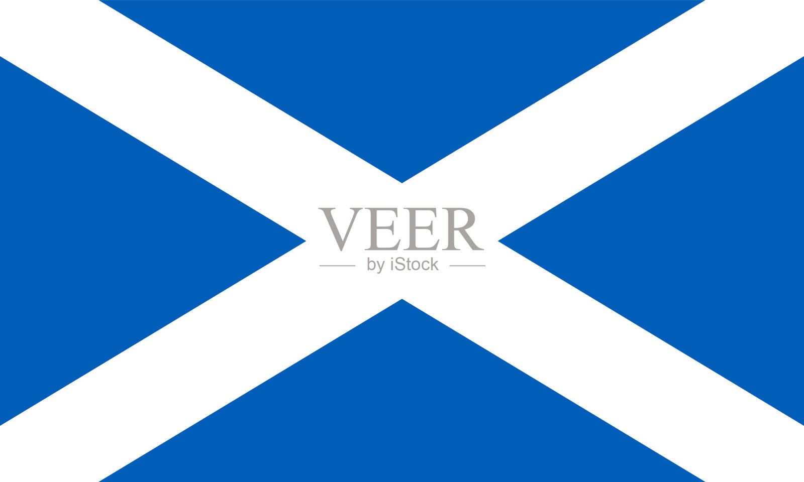 苏格兰的矢量旗帜插画图片素材