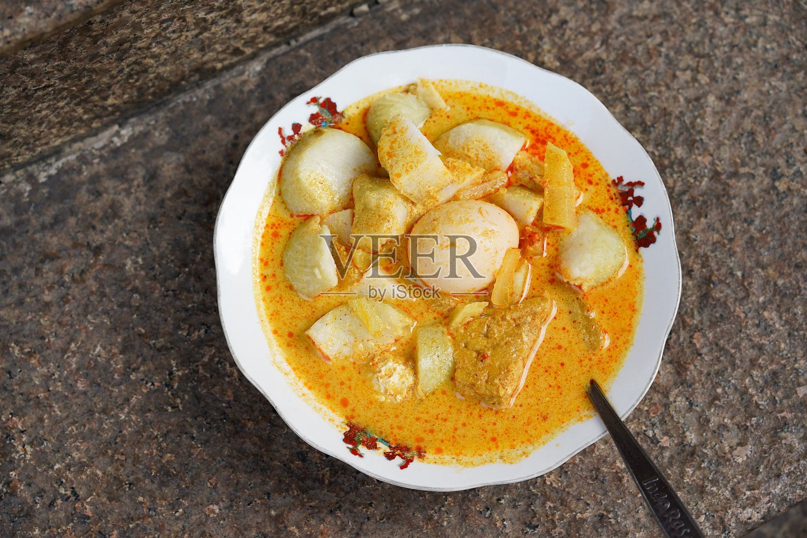 印尼米糕，或称为椰浆米糕照片摄影图片