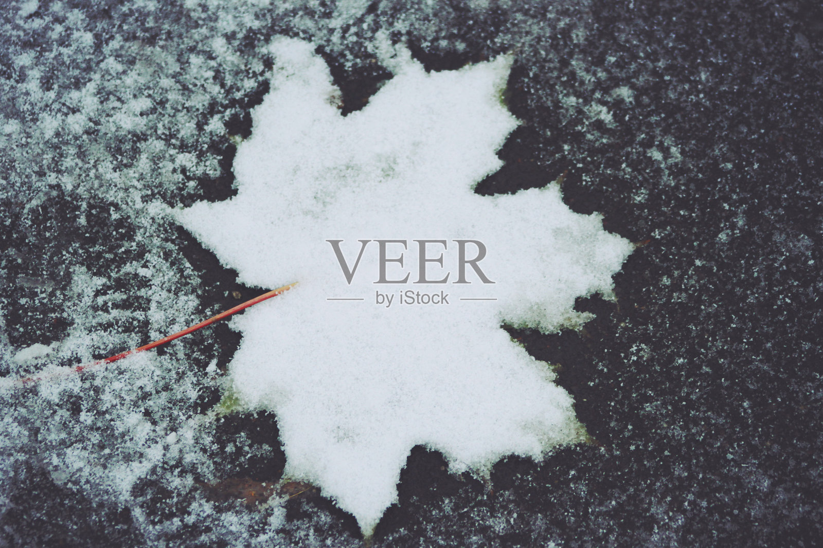 雪的高角度视图照片摄影图片