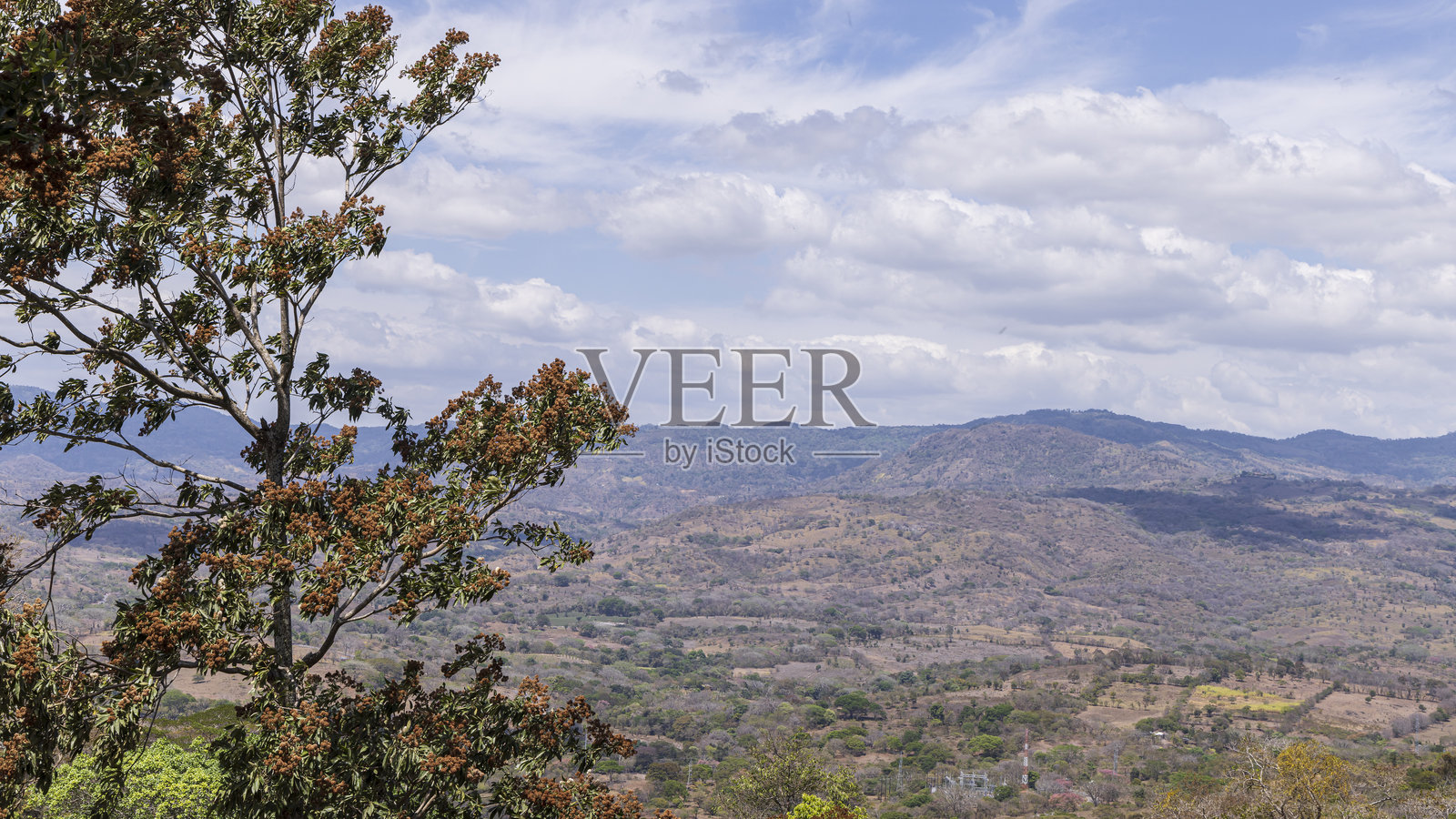 尼加拉瓜北部的山脉照片摄影图片