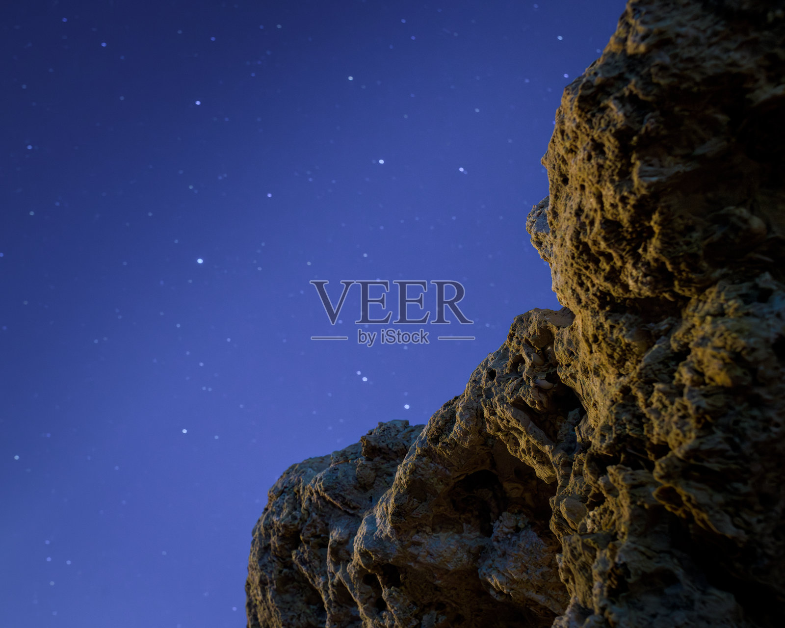 珊瑚礁纹理与星空海滩照片摄影图片