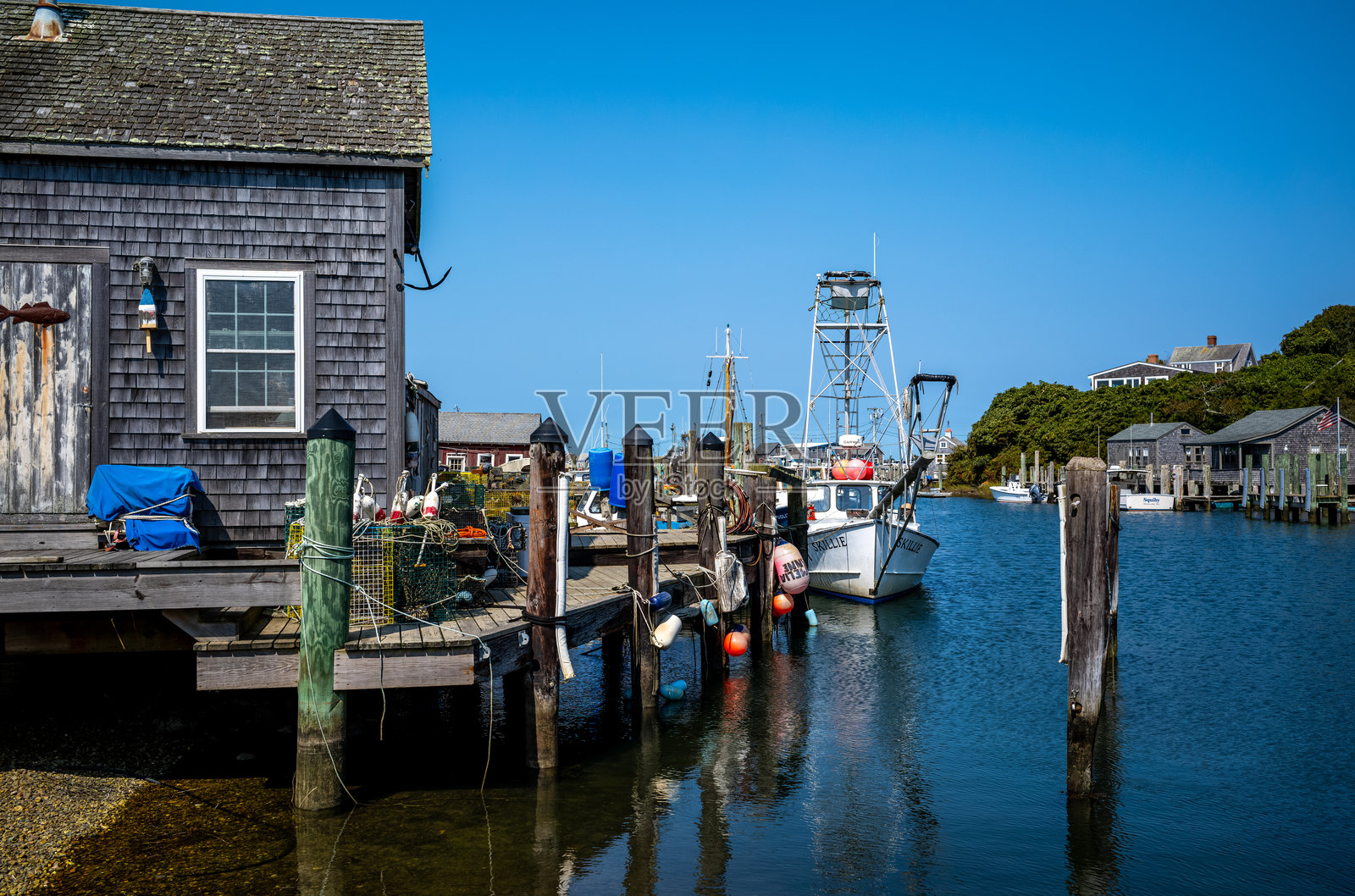 渔夫的小屋照片摄影图片