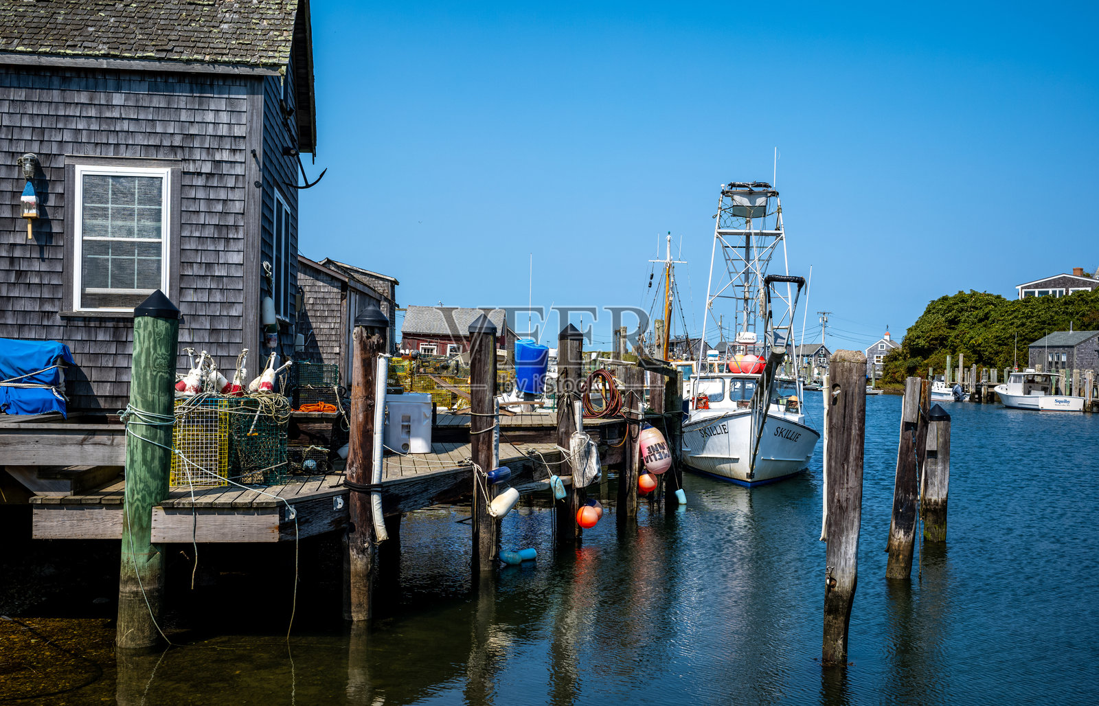 渔夫的小屋照片摄影图片