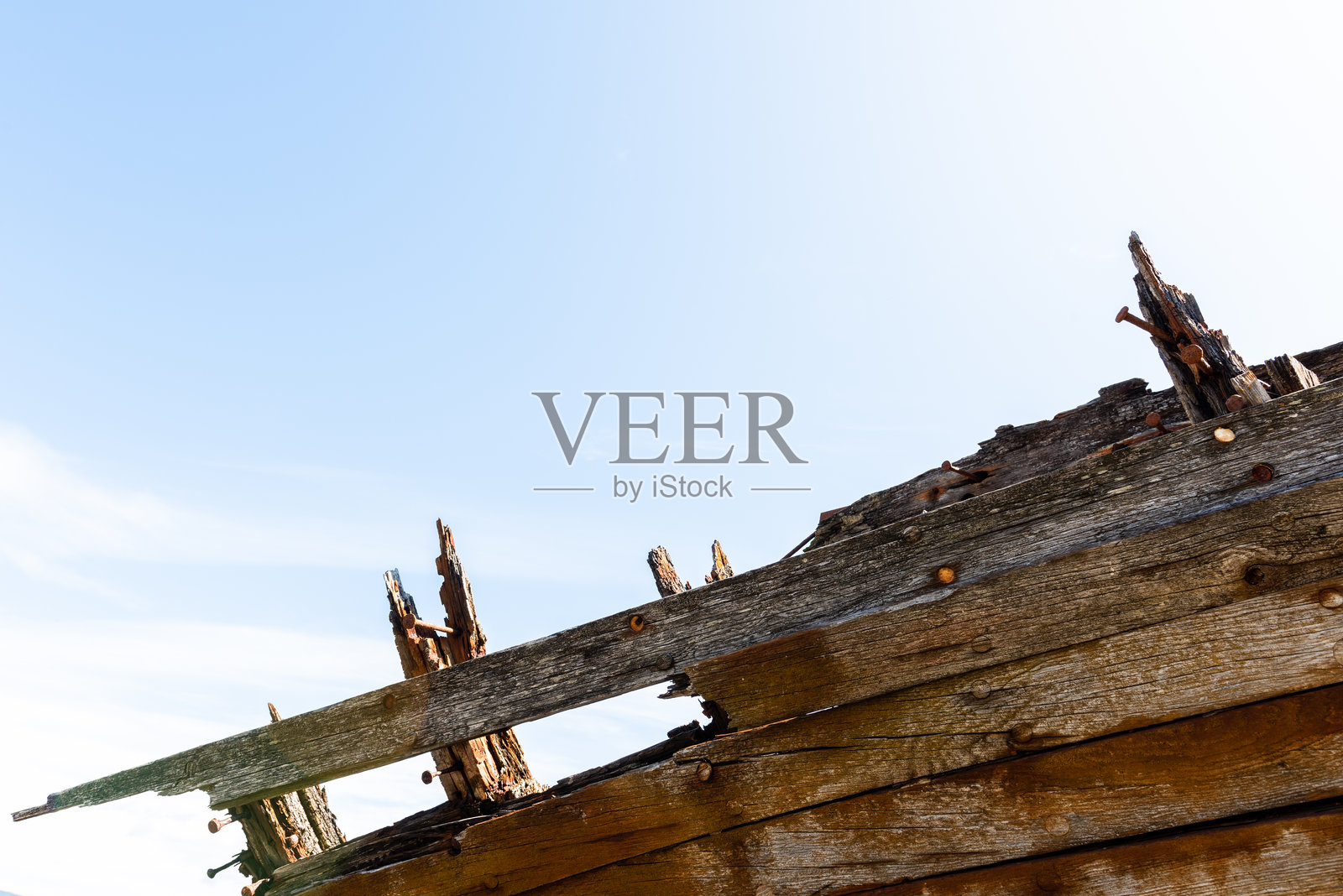 松鼠湾沉船照片摄影图片