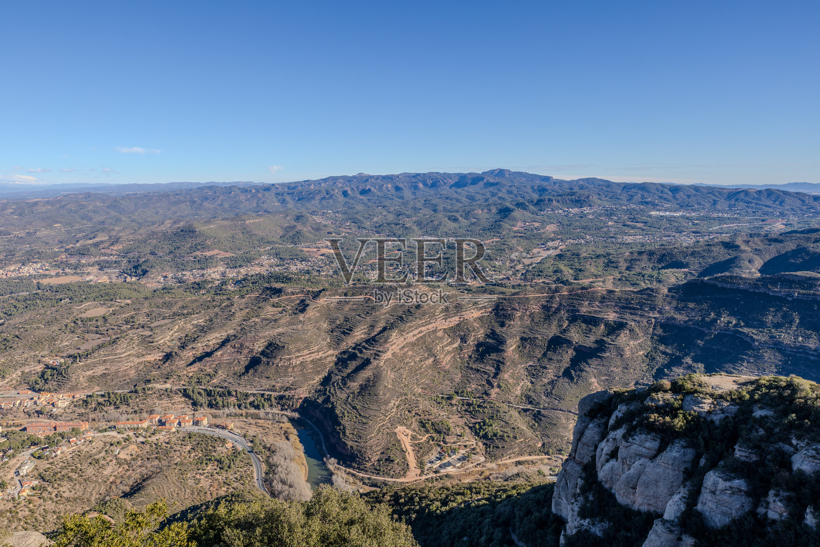 蒙特塞拉特，巴塞罗那，西班牙照片摄影图片