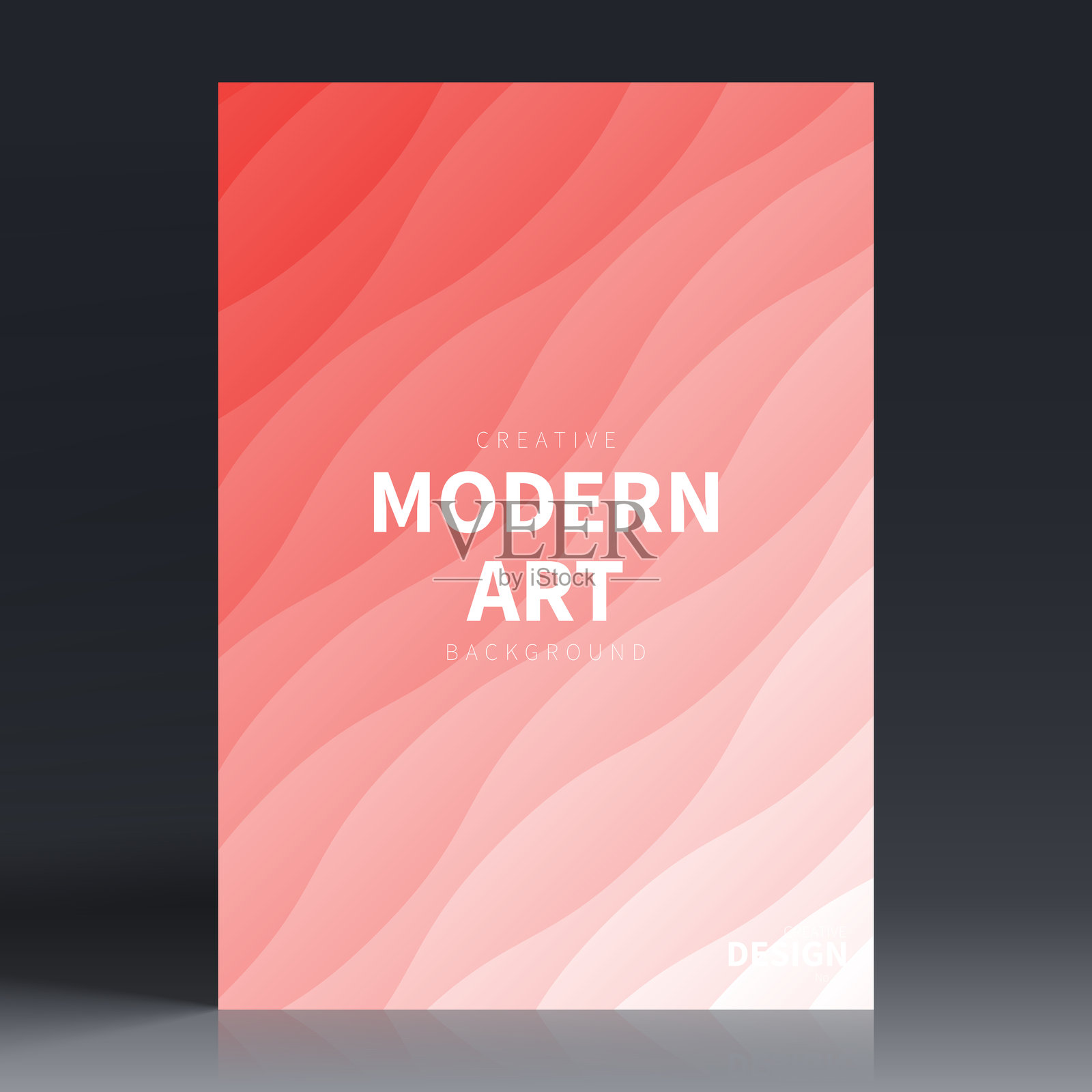 宣传册模板布局，红色封面设计，商业年度报告，传单，杂志插画图片素材