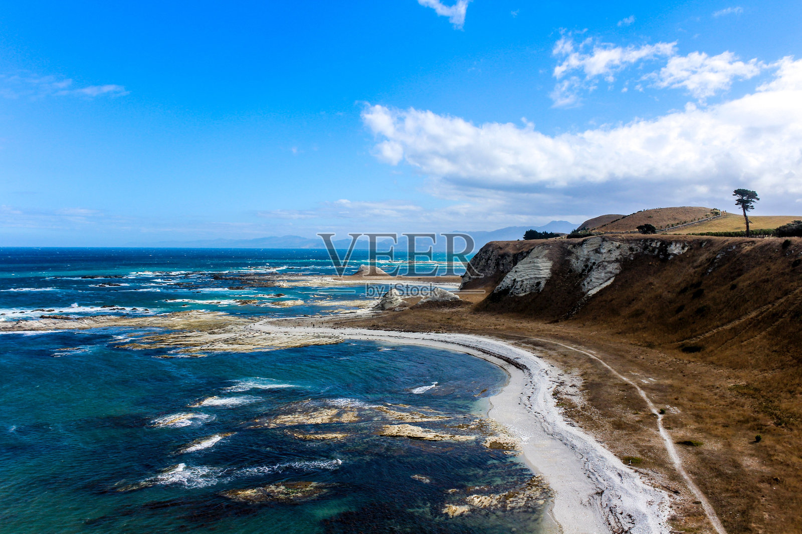 海洋与天空的美丽景色照片摄影图片