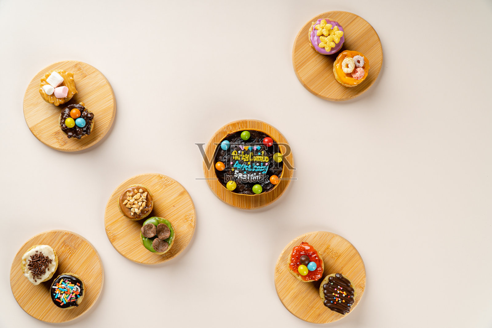 小型班卡煎饼照片摄影图片