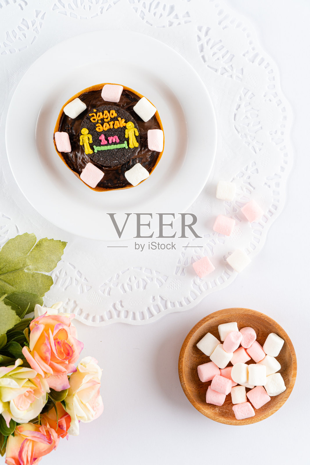 小型班卡煎饼照片摄影图片