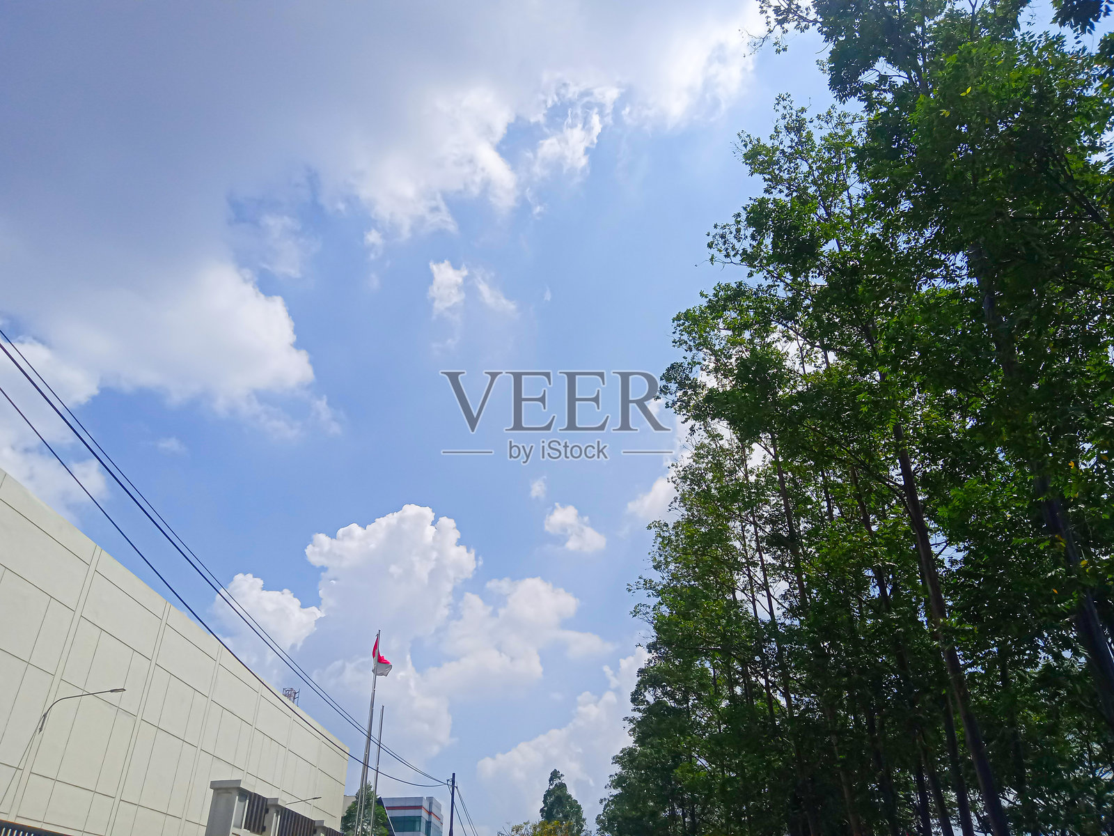 白天晴朗的天空景色照片摄影图片