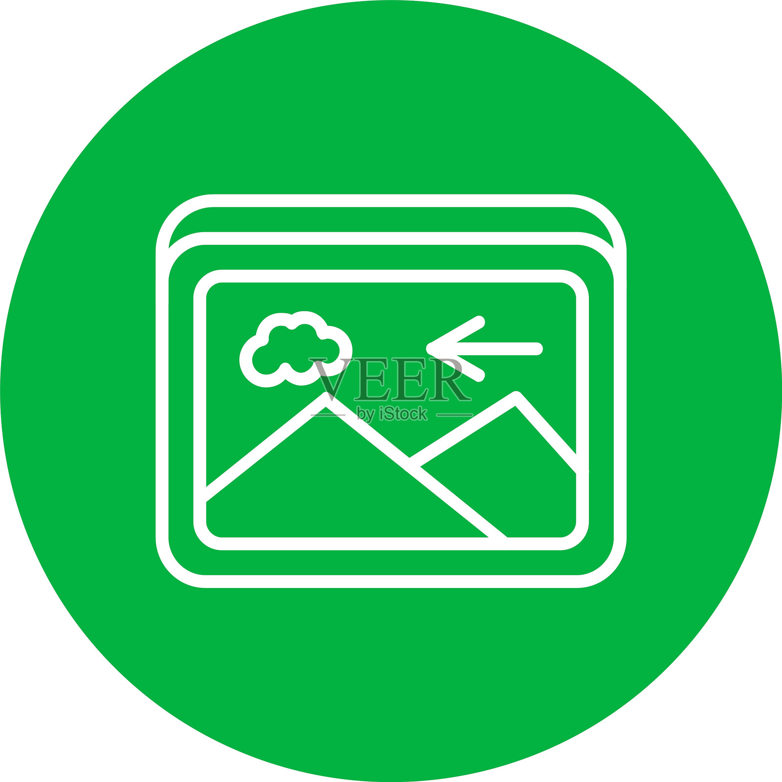 图像线条圆圈图标插画图片素材