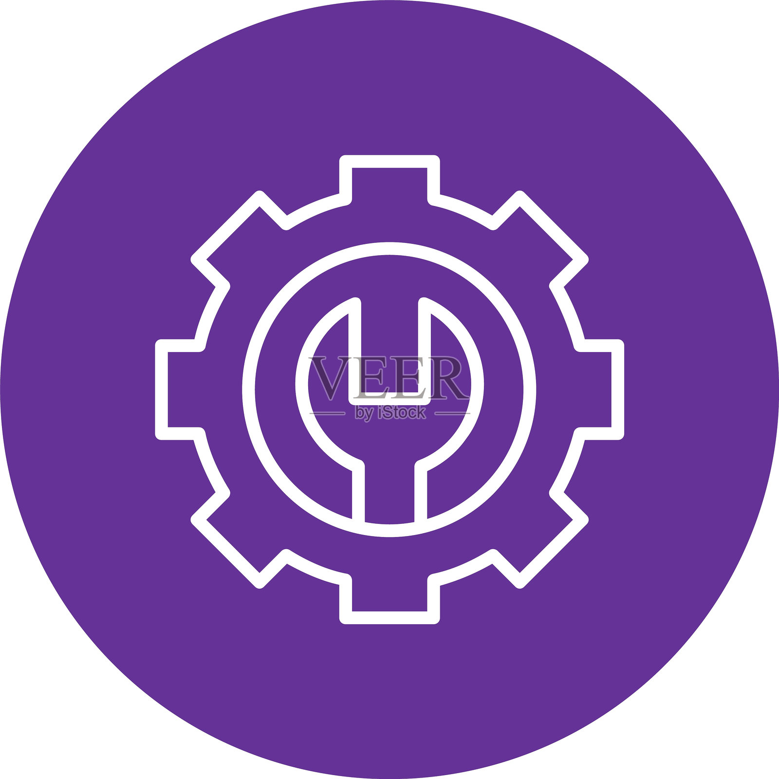 设置线条圆圈图标插画图片素材