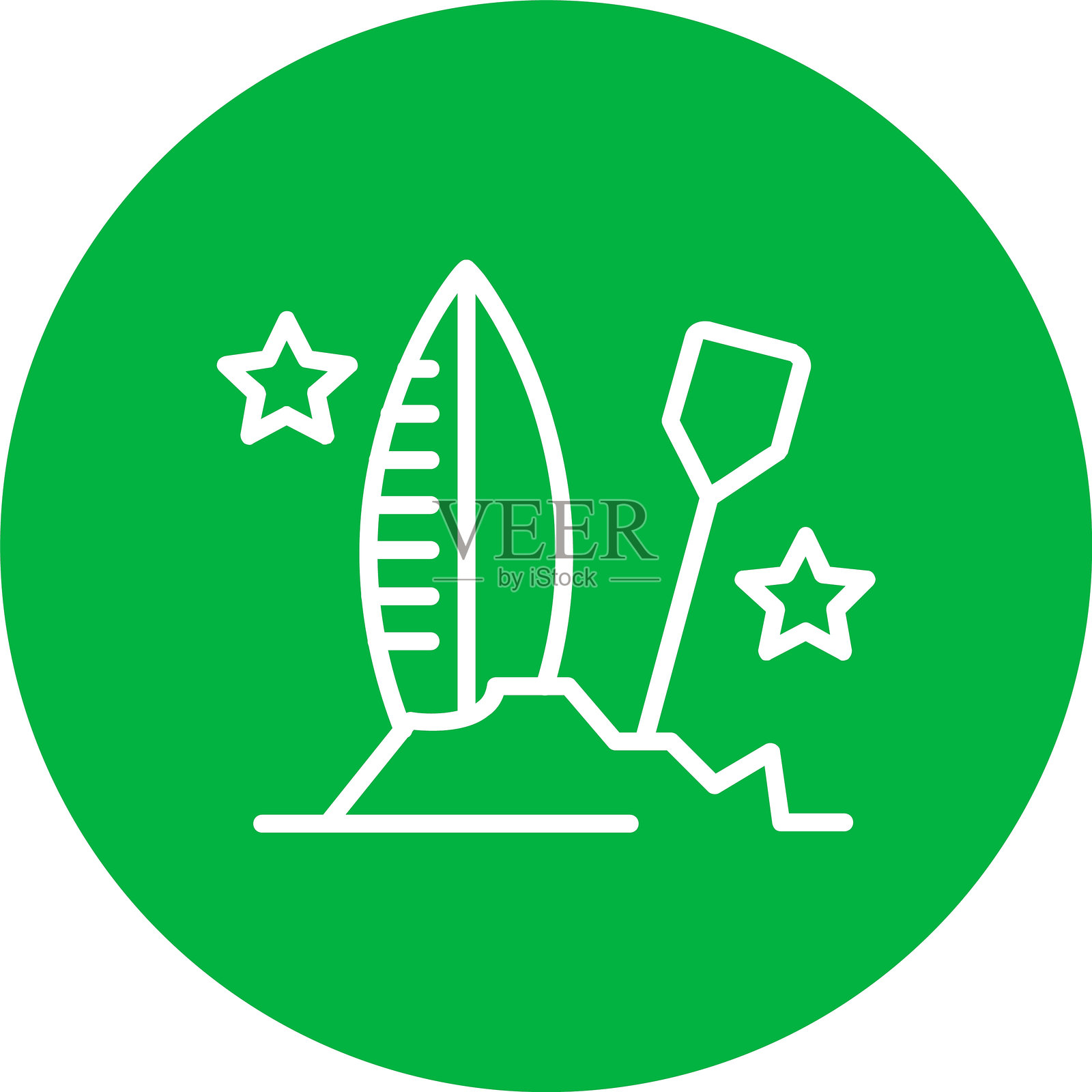 供应链圆形图标插画图片素材