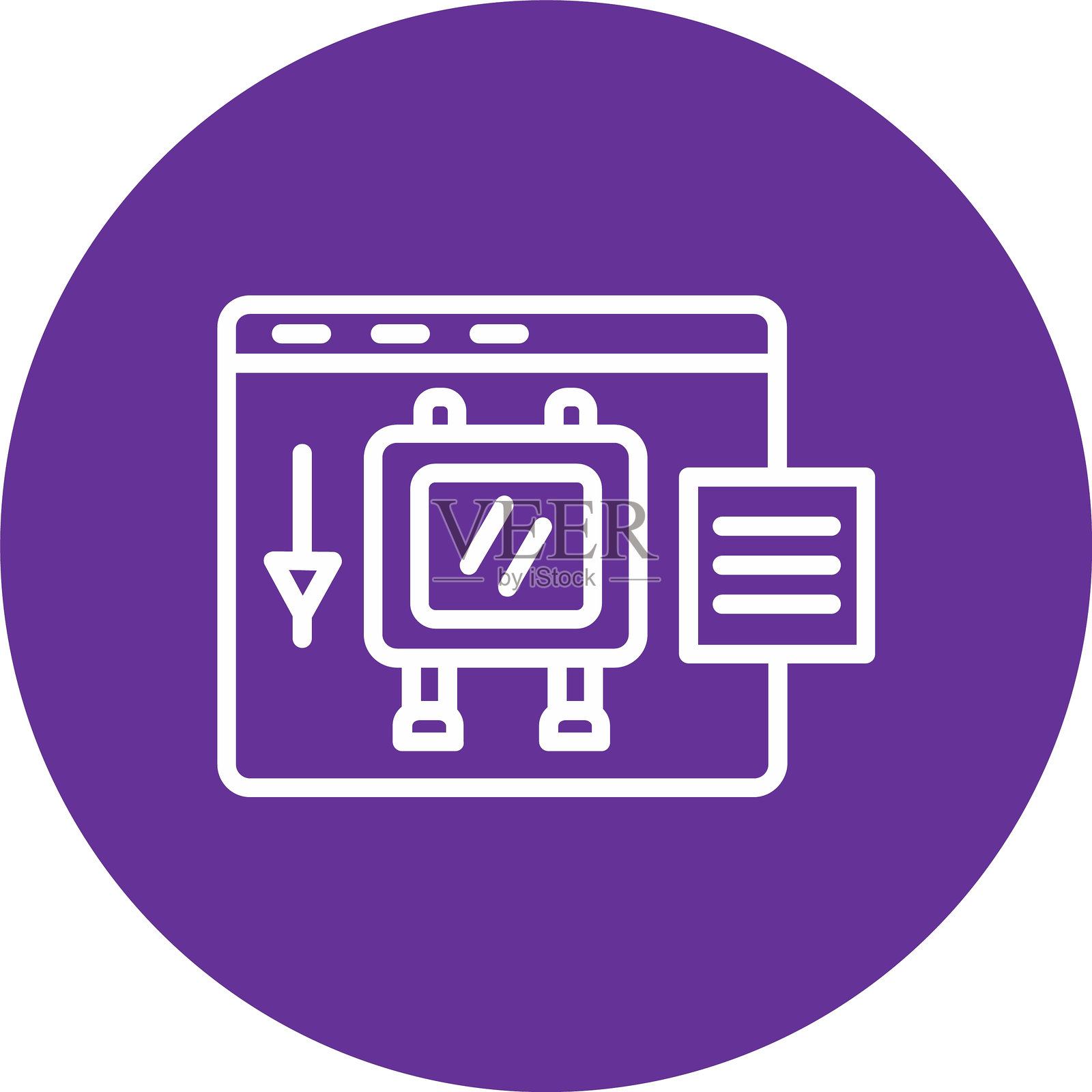 广告线圈图标插画图片素材