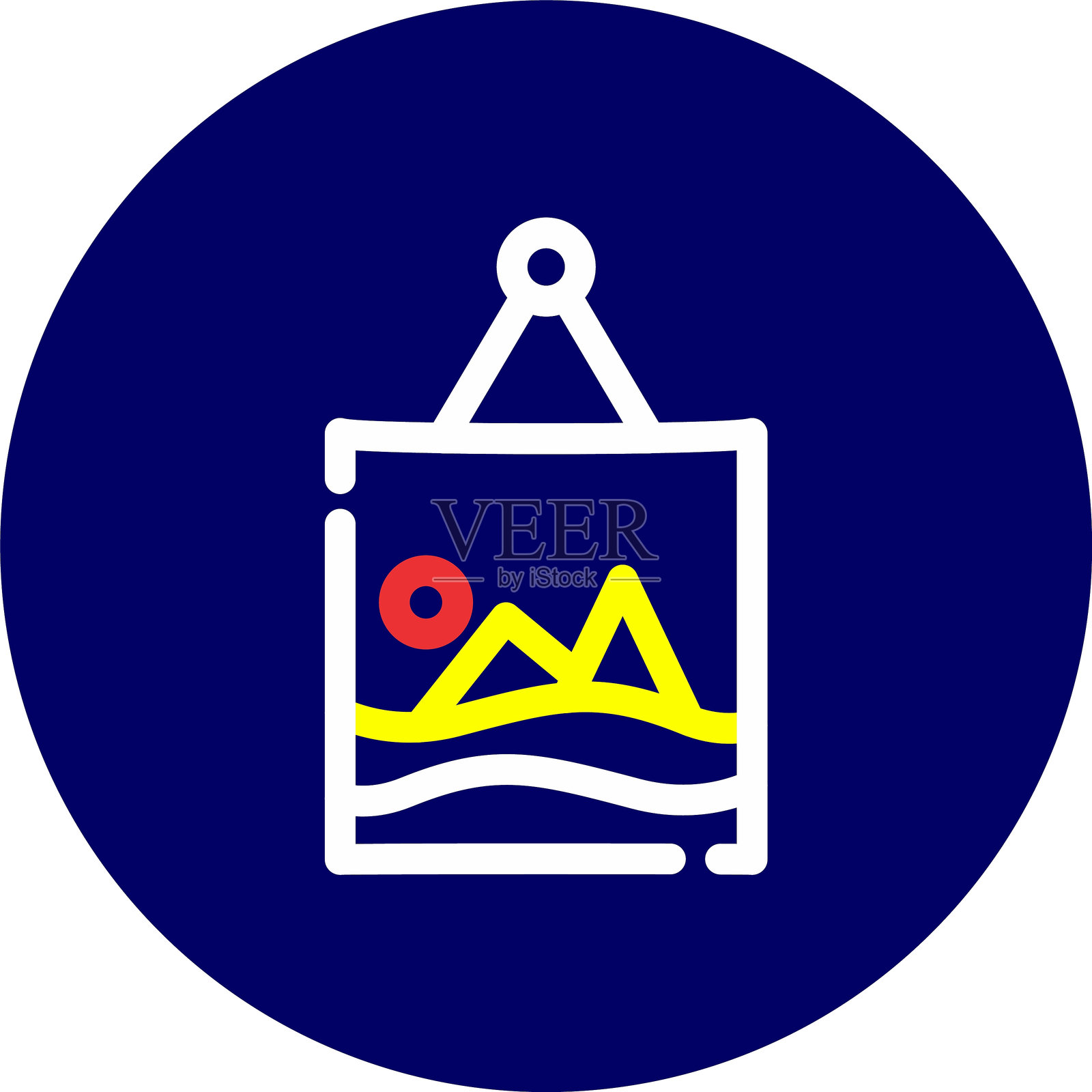 框架图标插画图片素材