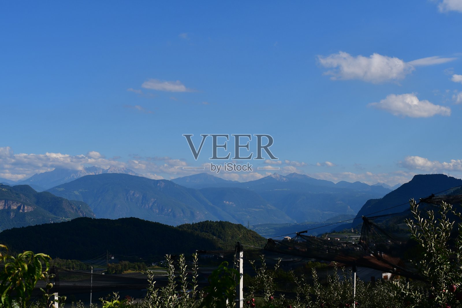 南蒂罗尔蒂森斯附近的美丽风景照片摄影图片