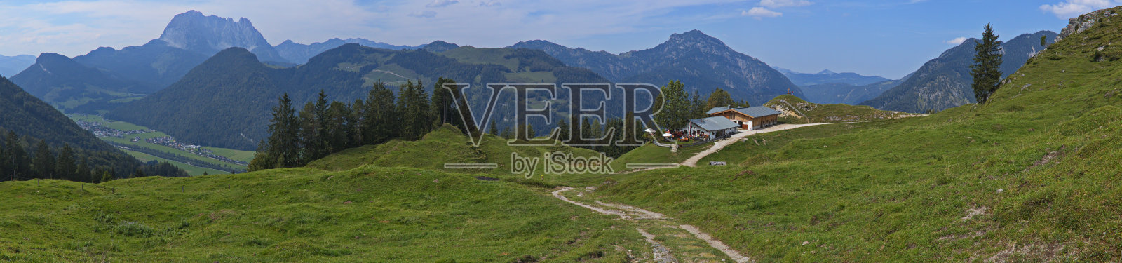 奥地利埃尔普芬多夫的胡贝拉姆风景，欧洲照片摄影图片