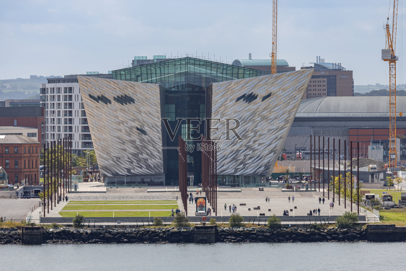 贝尔法斯特的泰坦尼克号博物馆照片摄影图片