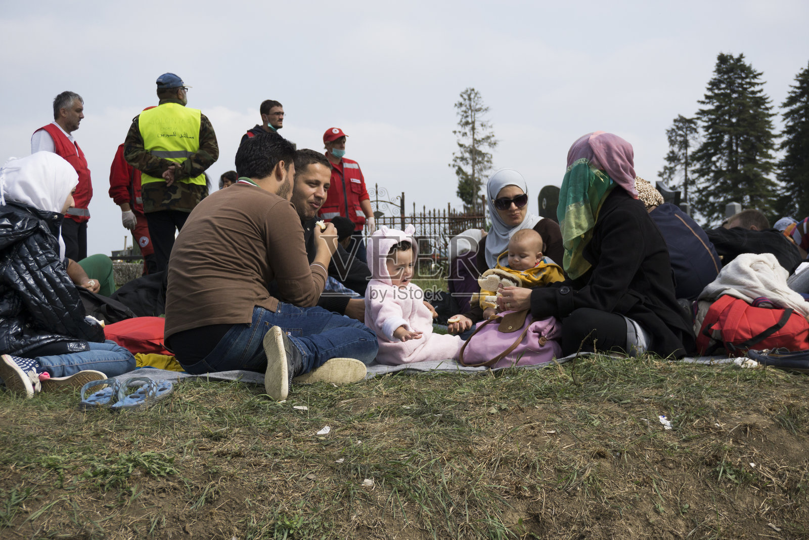 叙利亚难民照片摄影图片