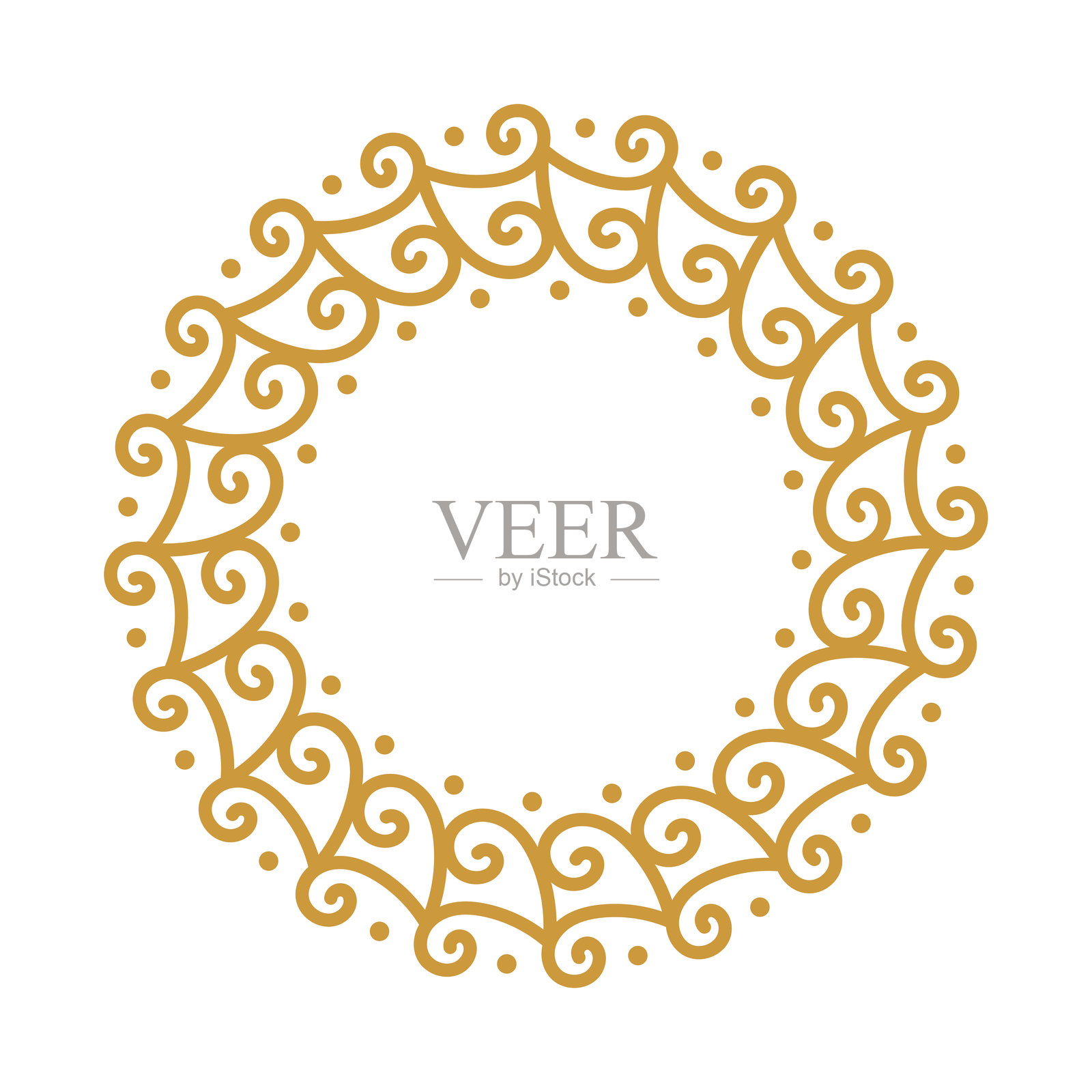 圆形装饰设计矢量集合插画图片素材