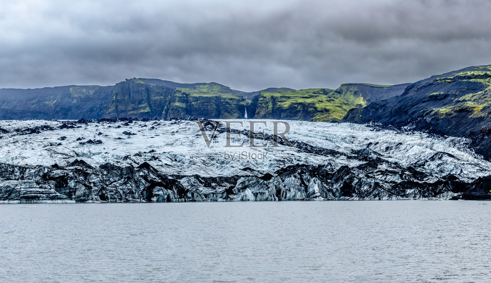 索尔海马冰川照片摄影图片