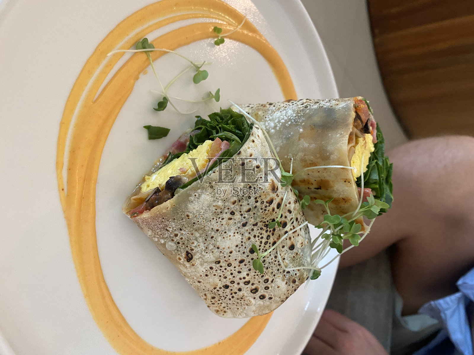 早餐。咖啡。照片摄影图片