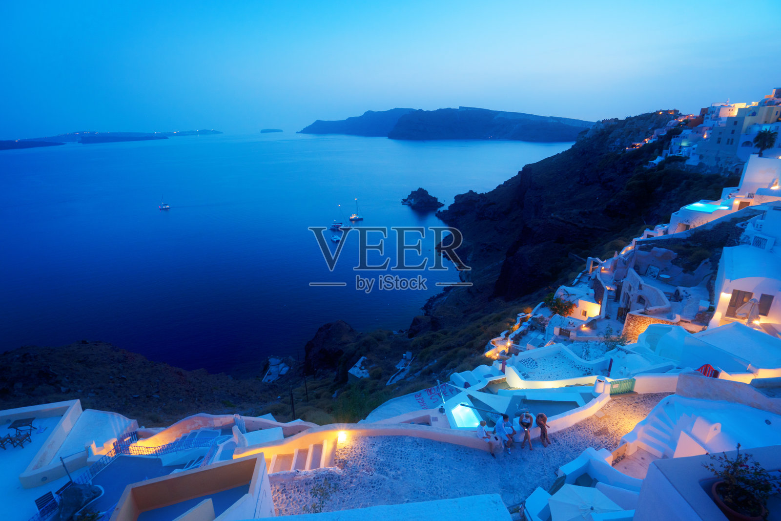 传统希腊村庄奥伊亚照片摄影图片